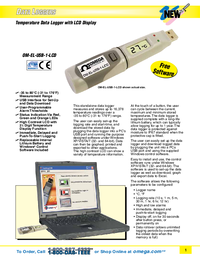 Thumbnail of document Data Sheet - OM-EL-USB-1-LCD USB Temperature Data Logger w/LCD Display